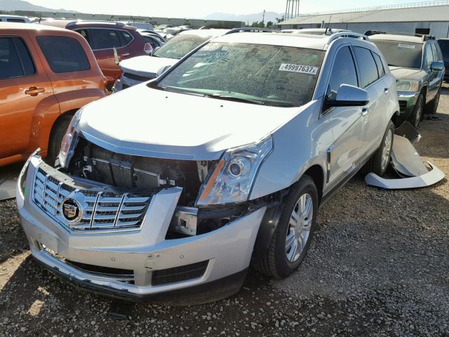 3GYFNBE38ES600771 - 2014 CADILLAC SRX LUXURY SILVER photo 2