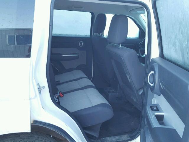 1D8GU58K78W173370 - 2008 DODGE NITRO SLT WHITE photo 6