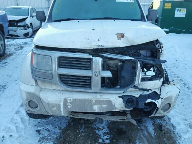 1D8GU58K78W173370 - 2008 DODGE NITRO SLT WHITE photo 7