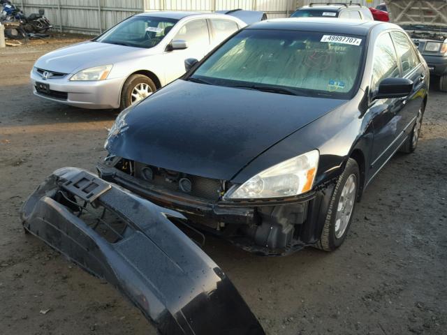 1HGCM66593A068448 - 2003 HONDA ACCORD EX BLACK photo 2