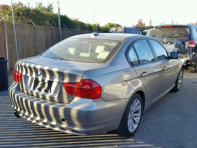 WBAPH5C56BA443596 - 2011 BMW 328 I SULE GRAY photo 4