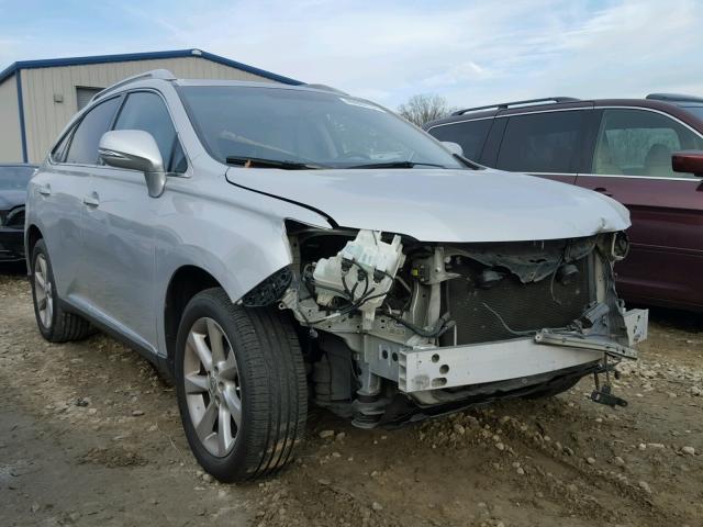 2T2ZK1BAXAC005268 - 2010 LEXUS RX 350 SILVER photo 1