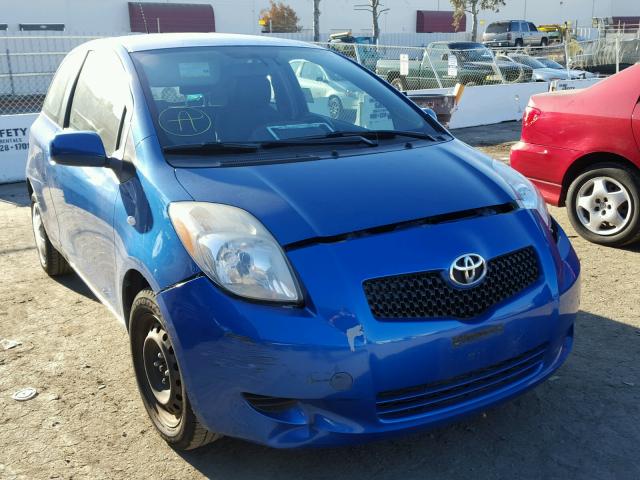 JTDJT923875045501 - 2007 TOYOTA YARIS BLUE photo 1