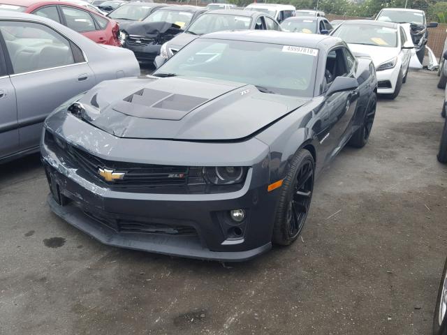 2G1FL1EP8F9800730 - 2015 CHEVROLET CAMARO ZL1 CHARCOAL photo 2