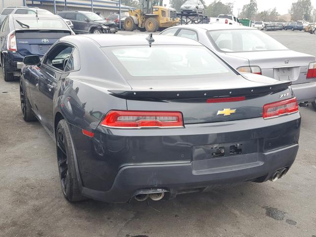 2G1FL1EP8F9800730 - 2015 CHEVROLET CAMARO ZL1 CHARCOAL photo 3