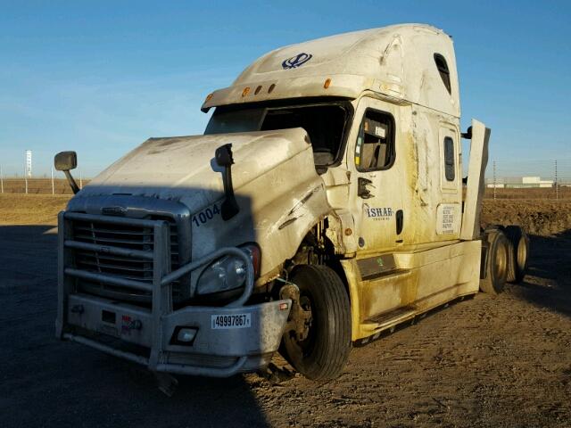 1FUJGLD55ELFV1579 - 2014 FREIGHTLINER CASCADIA 1 WHITE photo 2