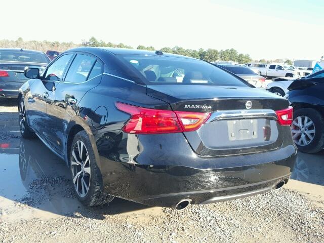 1N4AA6APXHC373918 - 2017 NISSAN MAXIMA 3.5 BLACK photo 3