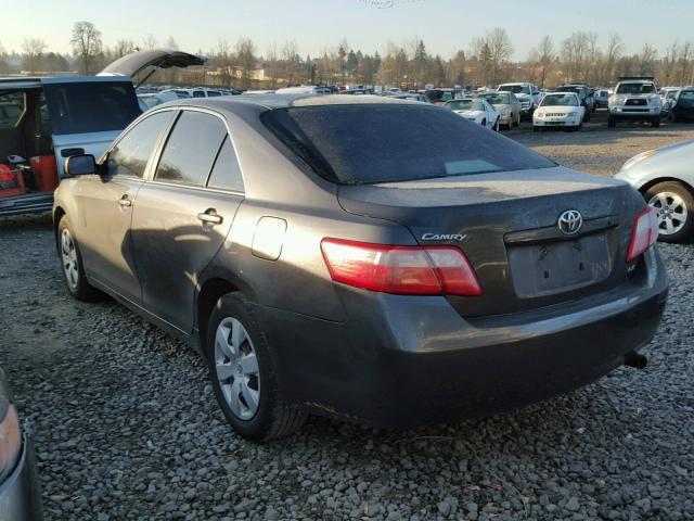 4T4BE46K18R021262 - 2008 TOYOTA CAMRY CE GRAY photo 3