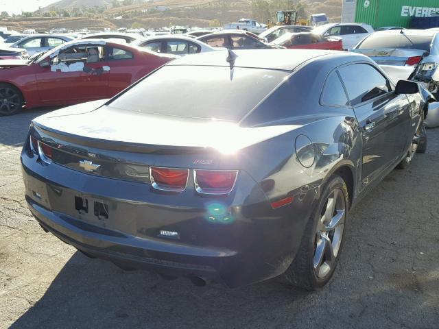 2G1FC1E36D9113594 - 2013 CHEVROLET CAMARO LT GRAY photo 4