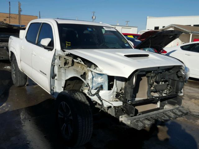 5TFAZ5CN7GX015921 - 2016 TOYOTA TACOMA DOU WHITE photo 1