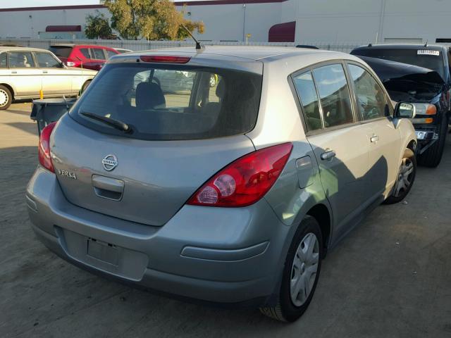 3N1BC1CP8BL358793 - 2011 NISSAN VERSA S GRAY photo 4