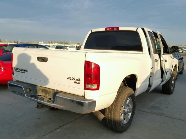 3D7KU286X3G766924 - 2003 DODGE RAM 2500 S WHITE photo 4