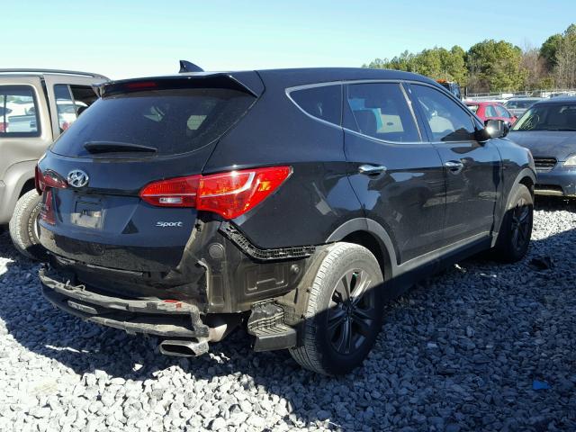 5XYZU3LB1DG089247 - 2013 HYUNDAI SANTA FE S BLACK photo 4