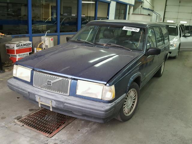 YV1FW8833N2360441 - 1992 VOLVO 740 BLUE photo 2