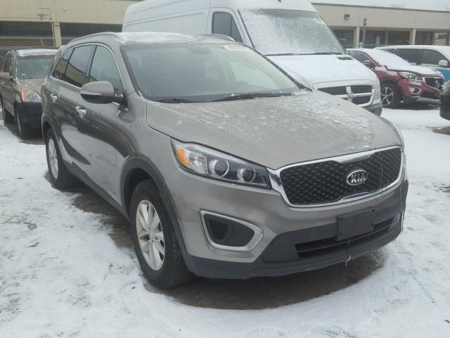 5XYPG4A33GG099914 - 2016 KIA SORENTO LX GRAY photo 1