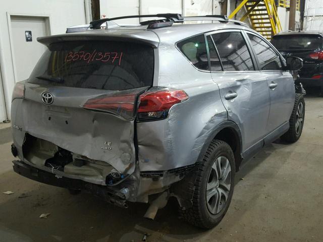 2T3BFREV0HW632455 - 2017 TOYOTA RAV4 LE GRAY photo 4