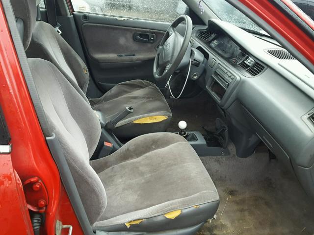 JHMEG8559SS029684 - 1995 HONDA CIVIC LX RED photo 5