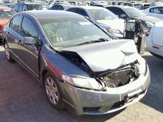 19XFA165X9E041434 - 2009 HONDA CIVIC LX GRAY photo 1