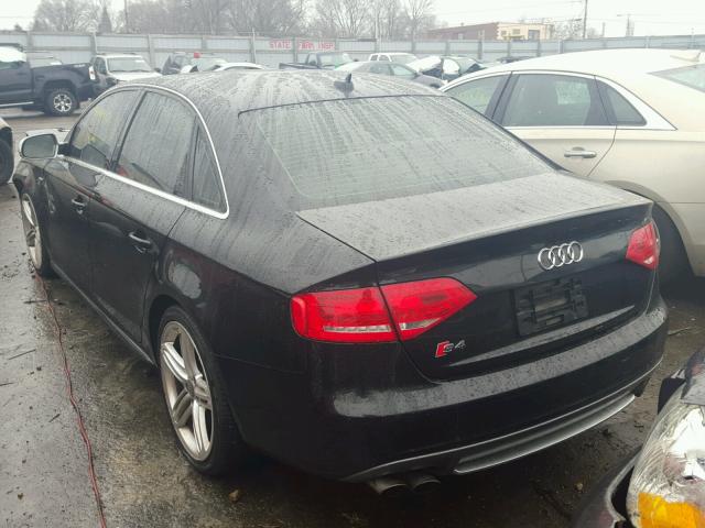 WAUKGAFL7AA104862 - 2010 AUDI S4 PRESTIG BLACK photo 3