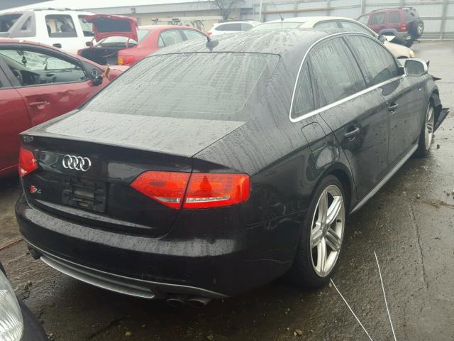 WAUKGAFL7AA104862 - 2010 AUDI S4 PRESTIG BLACK photo 4