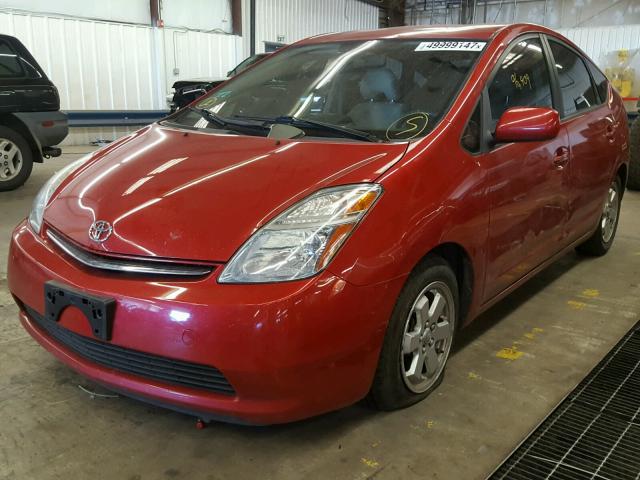 JTDKB20U583377273 - 2008 TOYOTA PRIUS RED photo 2