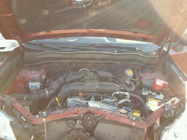 JF2SJABC8GH459437 - 2016 SUBARU FORESTER 2 RED photo 7