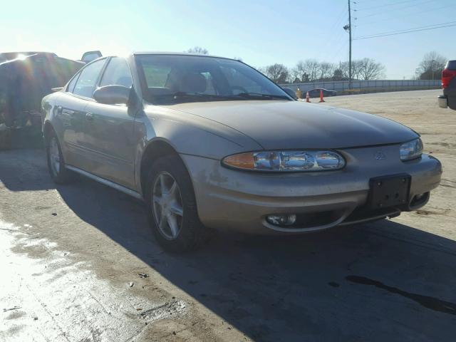 1G3NL52T81C265203 - 2001 OLDSMOBILE ALERO GL GOLD photo 1