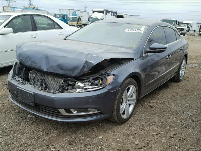 WVWBN7AN0DE504005 - 2013 VOLKSWAGEN CC SPORT GRAY photo 2