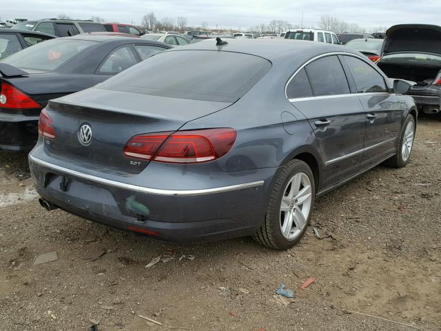 WVWBN7AN0DE504005 - 2013 VOLKSWAGEN CC SPORT GRAY photo 4