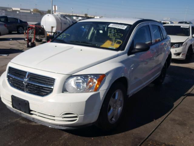 1B3HB48A49D144742 - 2009 DODGE CALIBER SX WHITE photo 2