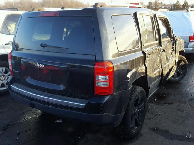 1C4NJRFB7CD696174 - 2012 JEEP PATRIOT LA BLACK photo 4