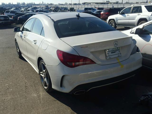 WDDSJ4EB3EN057901 - 2014 MERCEDES-BENZ CLA 250 WHITE photo 3