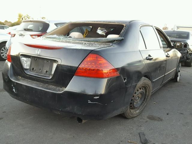 JHMCM56397C010811 - 2007 HONDA ACCORD SE BLACK photo 4