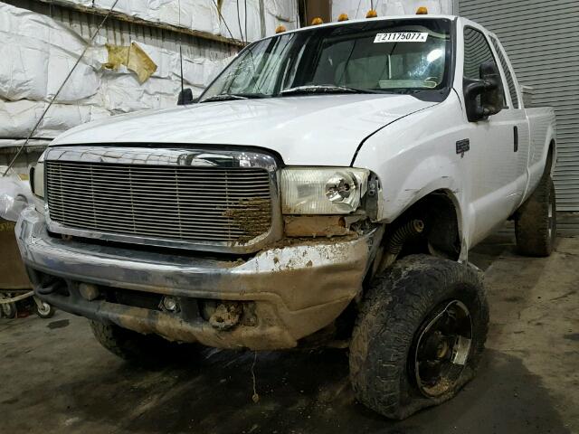 1FTNX21S61EA06631 - 2001 FORD F250 SUPER WHITE photo 2