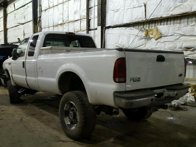 1FTNX21S61EA06631 - 2001 FORD F250 SUPER WHITE photo 3