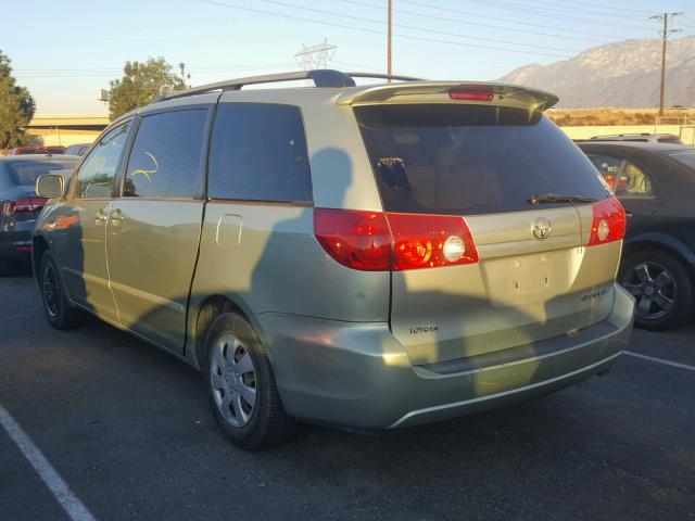 5TDZA22C36S450917 - 2006 TOYOTA SIENNA XLE GREEN photo 3