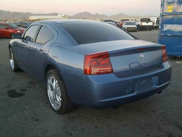 2B3KA43R17H815869 - 2007 DODGE CHARGER SE BLUE photo 3