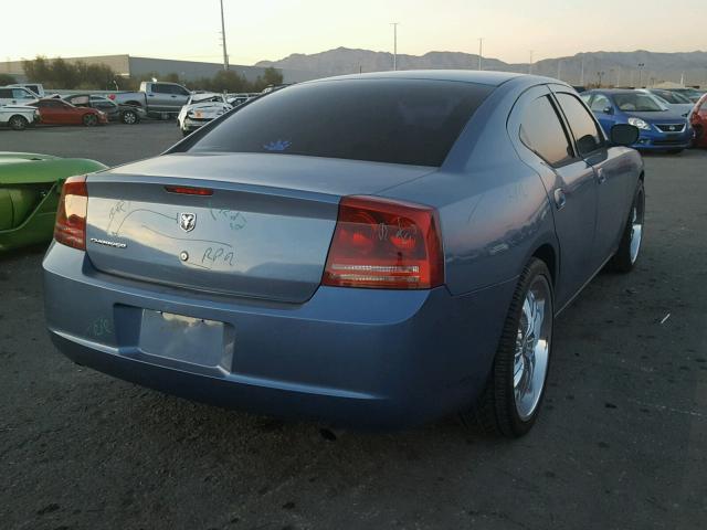 2B3KA43R17H815869 - 2007 DODGE CHARGER SE BLUE photo 4