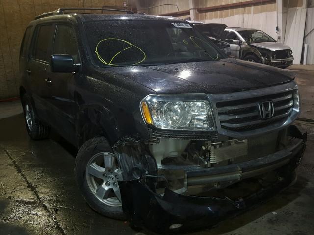 5FNYF4H58BB077261 - 2011 HONDA PILOT EXL BLACK photo 1