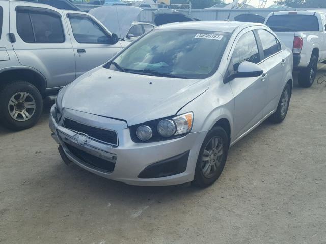 1G1JC5SHXE4137743 - 2014 CHEVROLET SONIC LT SILVER photo 2