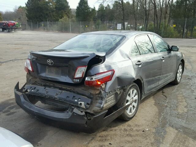 4T1BB46K07U003420 - 2007 TOYOTA CAMRY NEW GRAY photo 4