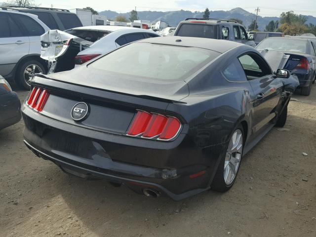 1FA6P8CF8F5392361 - 2015 FORD MUSTANG GT BLACK photo 4