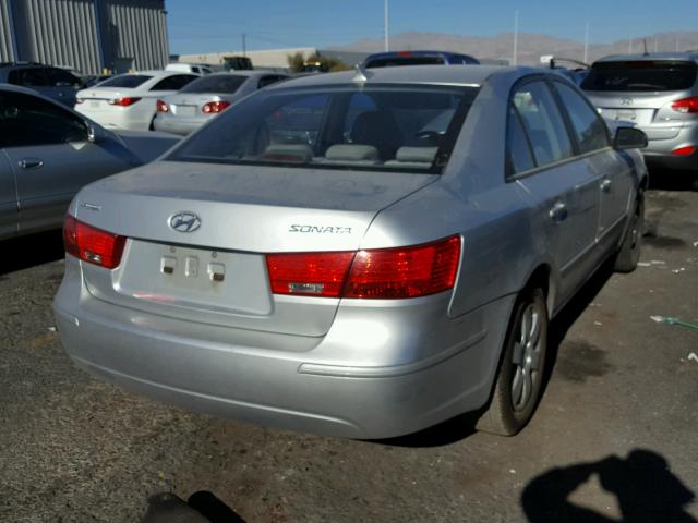 5NPET46C49H527254 - 2009 HYUNDAI SONATA GLS GRAY photo 4