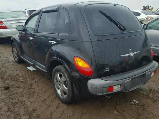 3C8FY4BB41T266746 - 2001 CHRYSLER PT CRUISER BLACK photo 3