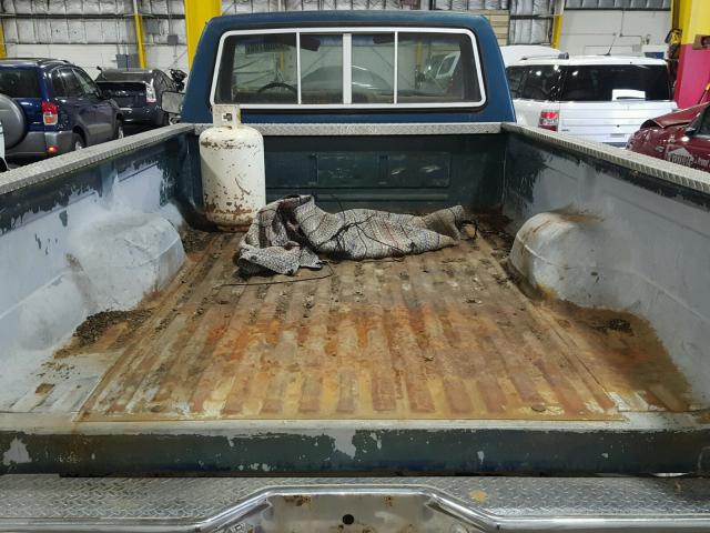 2FTHF2618GCA88196 - 1986 FORD F250 GREEN photo 6