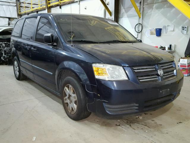 1D8HN44H28B138359 - 2008 DODGE GRAND CARA BLUE photo 1