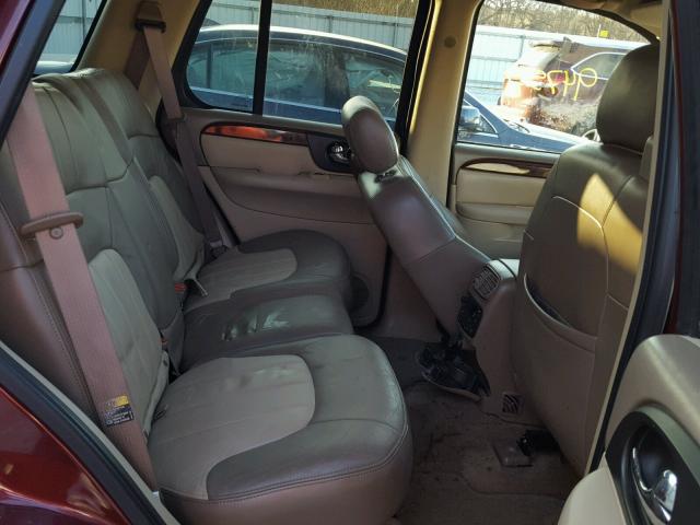 1GKDS13S542272881 - 2004 GMC ENVOY MAROON photo 6