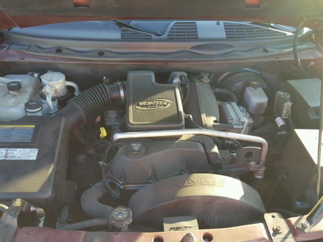 1GKDS13S542272881 - 2004 GMC ENVOY MAROON photo 7