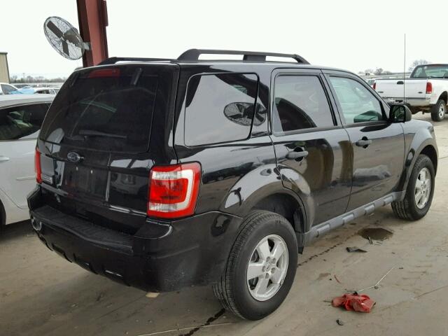 1FMCU0D74CKC12493 - 2012 FORD ESCAPE XLT BLACK photo 4