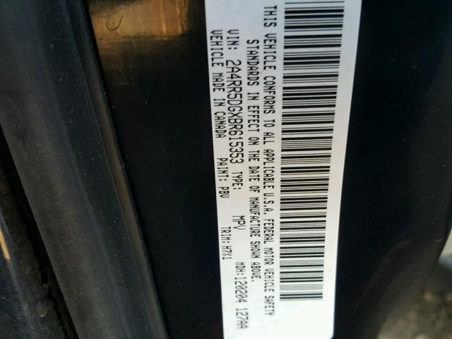 2A4RR5DGXBR615353 - 2011 CHRYSLER TOWN & COU Mavi foto 10